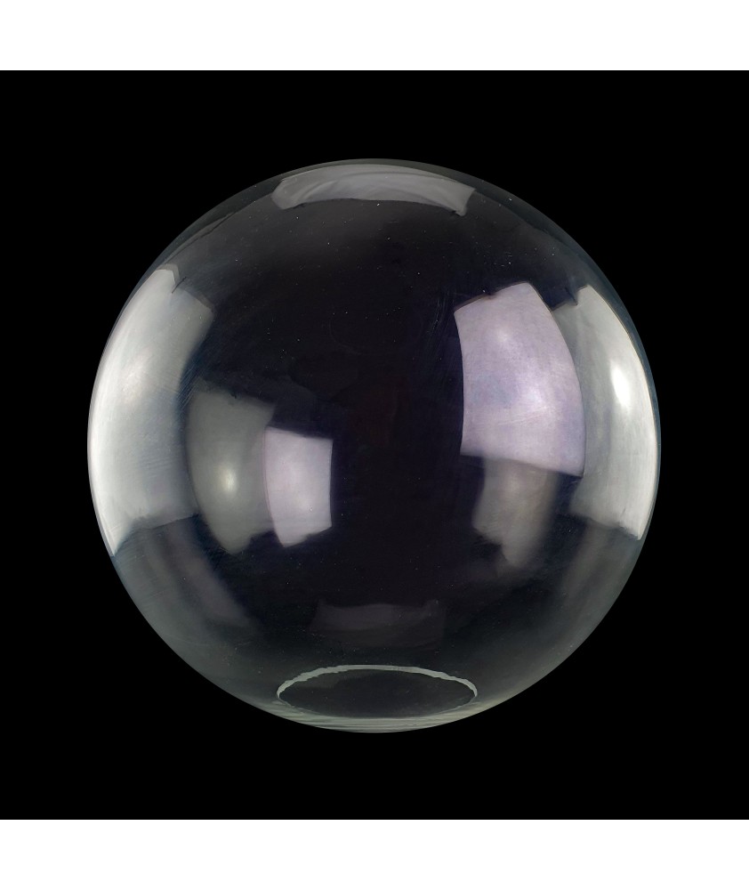 390mm Clear Glass Globe Light Shade with 150mm Fitter Hole